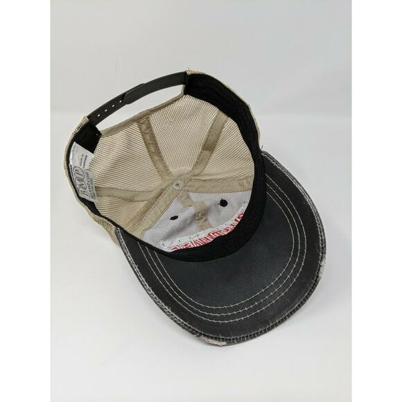 All-Phase Electric Supply Co Cap Hat Meshback Snapback Distressed Patch Black - Picture 9 of 11